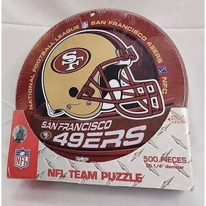 NFL team puzzle 500 Pcs 49ERS collectible tin puzzle San Francisco Football